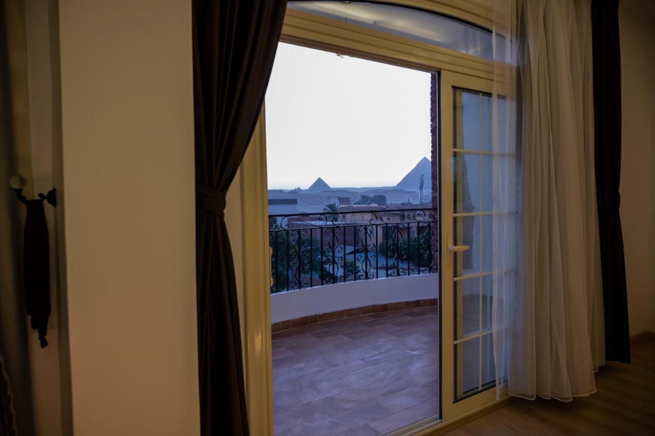 Palm Pyramids View Inn Kafret el-Gabal Exterior foto