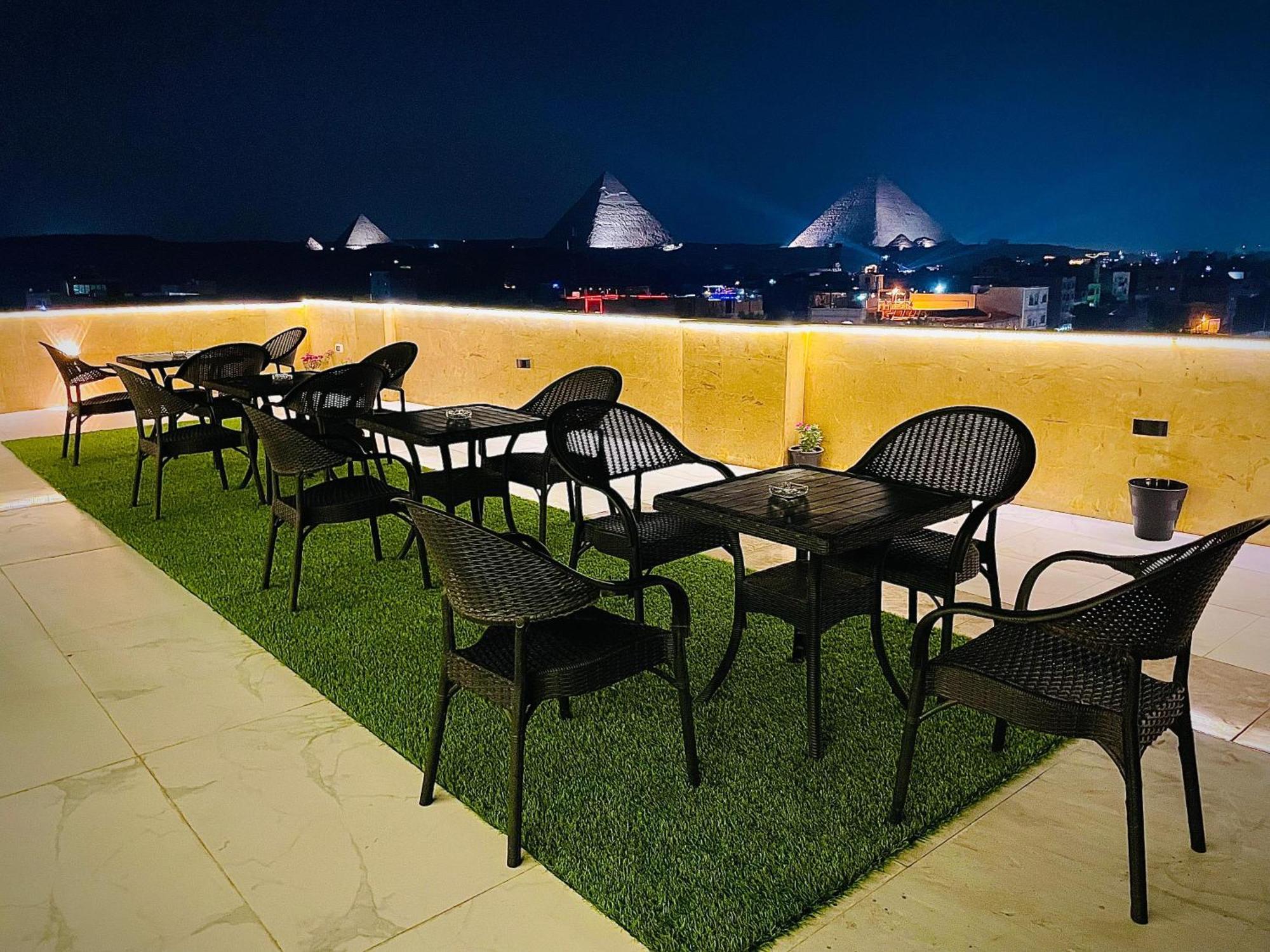 Palm Pyramids View Inn Kafret el-Gabal Exterior foto